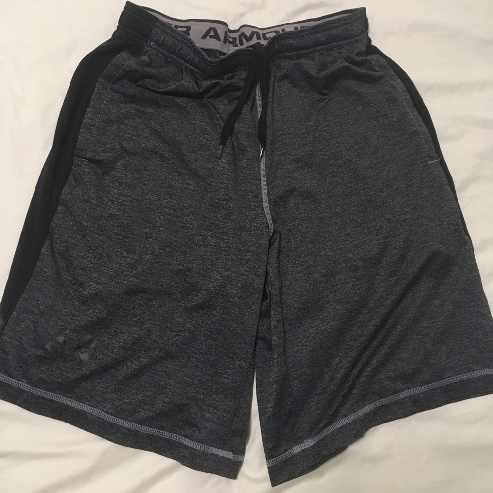 Under Armour Men's Gym Basketball Shorts Gray M